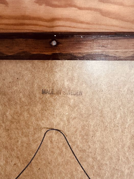 Шведско дизайнерско огледало Mid-Century Modern – Made in Sweden