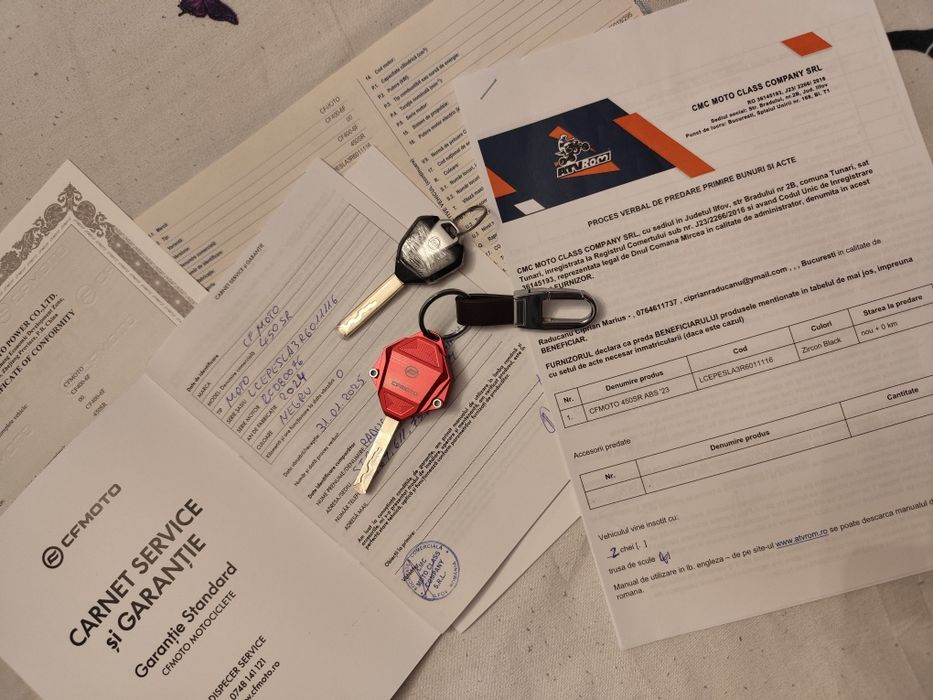 CF MOTO 450 SR 2025 Stare IMPECABILA 2238KM Garanție 5 ani 5000€ Fix