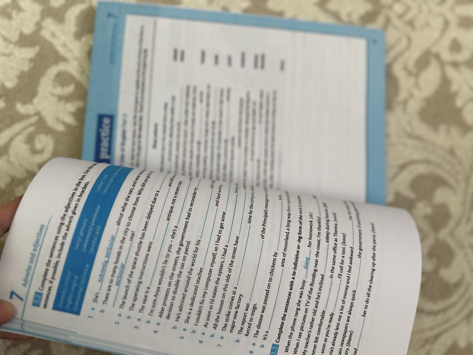 Grammar and vocabulary for advanced