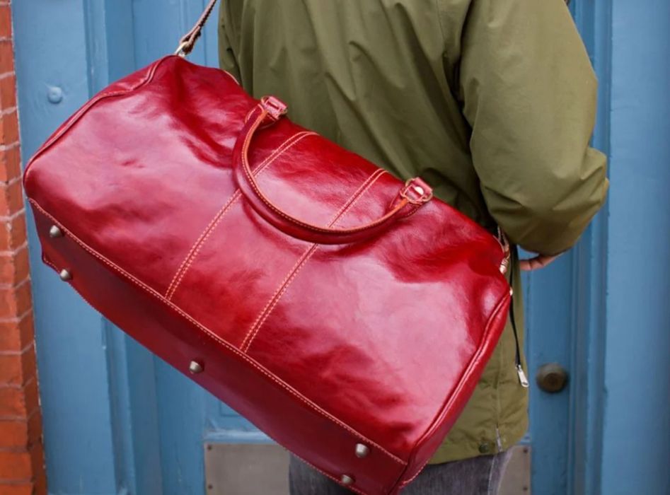 Geanta voiaj piele, piele naturala Baron 100% original