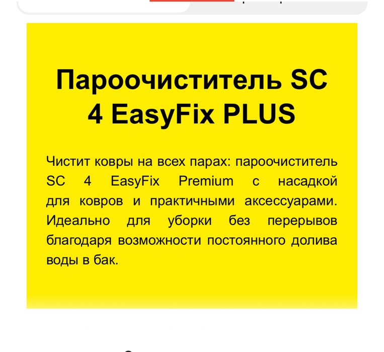 Пароочиститель Karcher