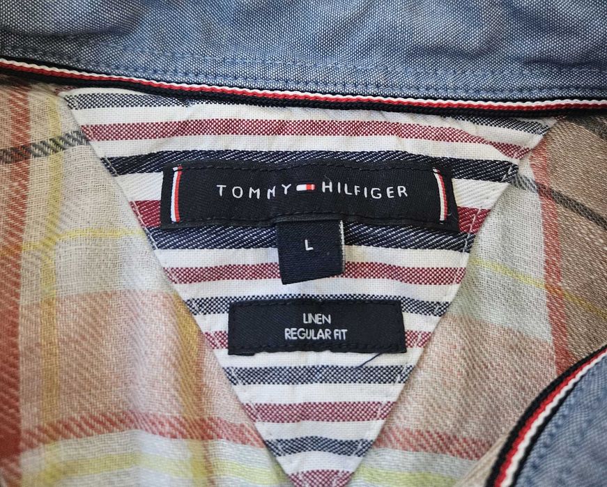 Мъжка ленена риза Tommy Hilfiger - L