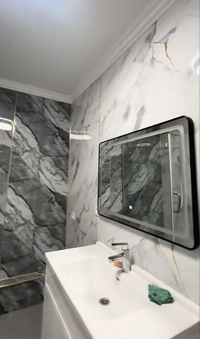 Установка бамбуковых панелей