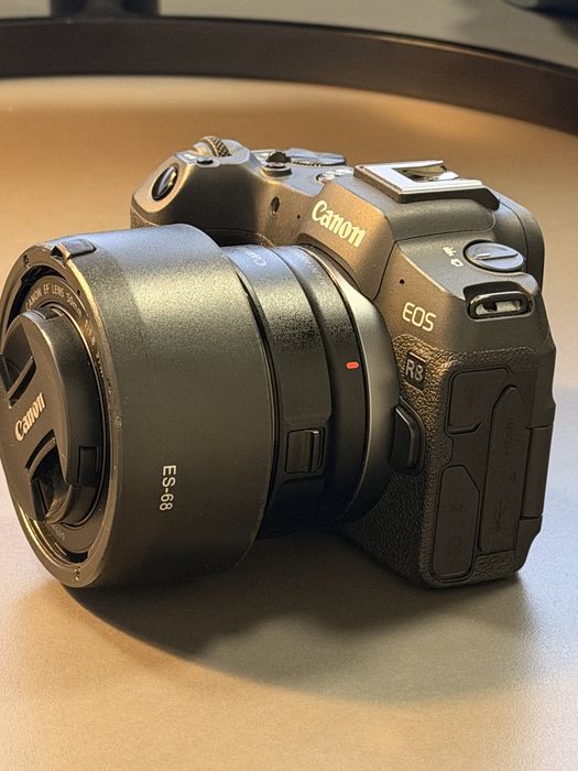 Фотоаппарат Canon R8 + переходник EF/RF + объектив Canon EF 50 mm f1.8