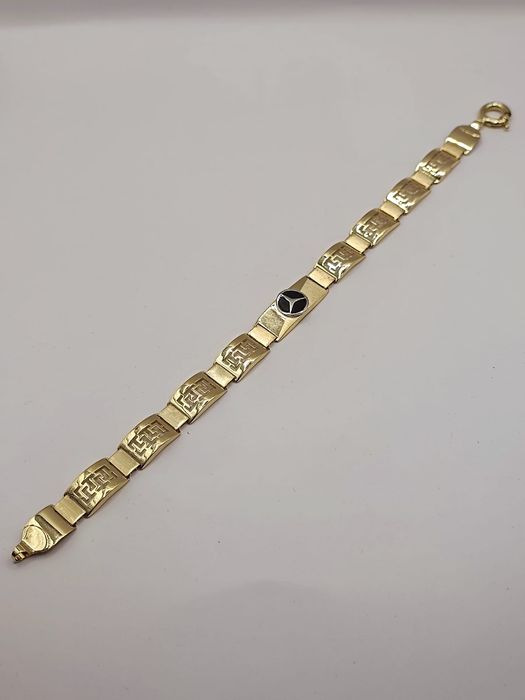 Златна гривна 10.88 гр. 14к проба 585 / 22 см.