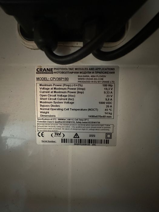 Соларен панел с регулатор контролер