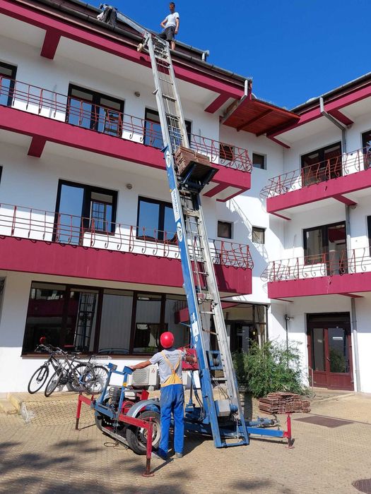 Vand, lift exterior tip scara  materiale  constructii, etc.