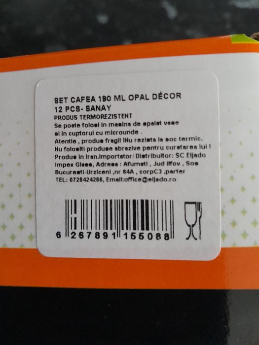 Set cesti cafea din arcopal