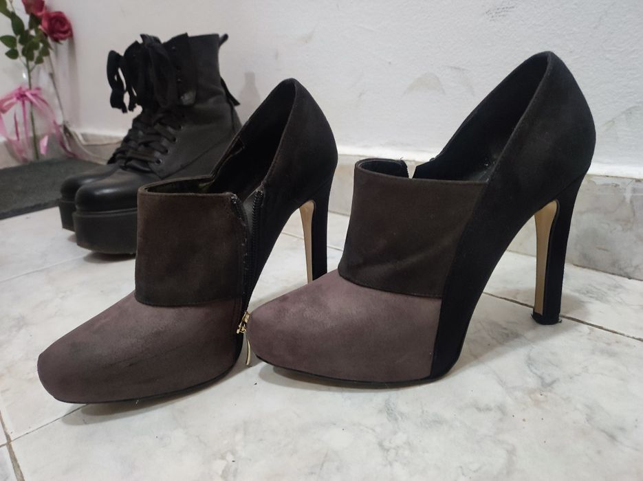 Италиански обувки естествен велур! Само сега  цената е 50 лв з