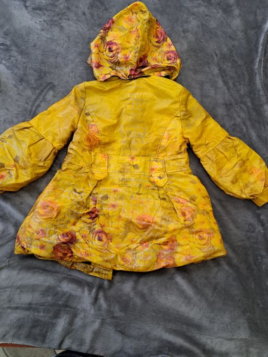 Тёплая детская куртка плашь