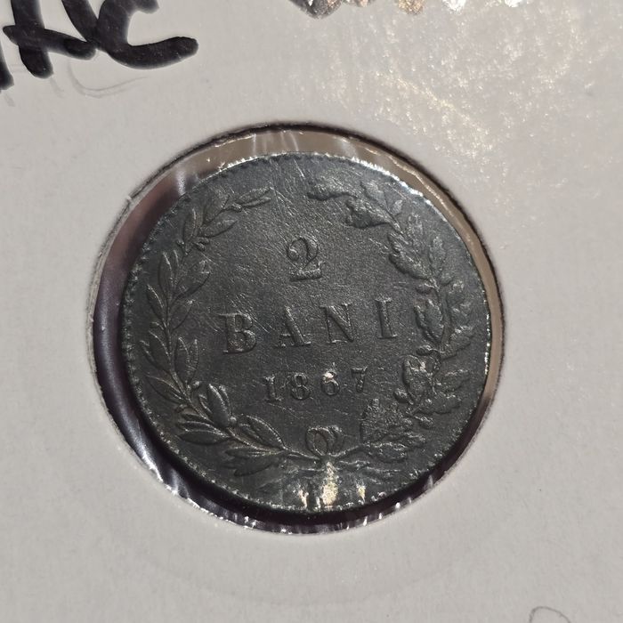 2 bani 1867 Watt moneda