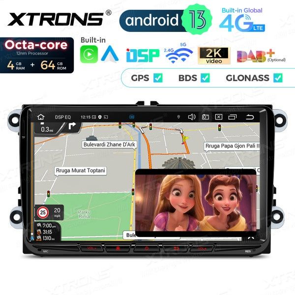 Navigatie Xtrons Android 4gb ram VW Golf Passat Skoda Seat noua sigila
