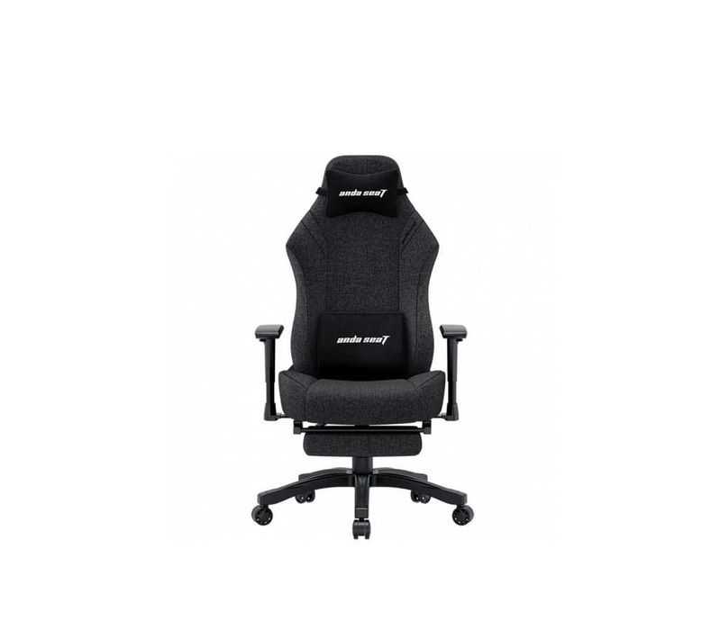 } Кресло AndaSeat Luna Pro льняная ткань тёмно-серое