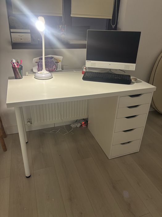 Birou  Ikea  alb