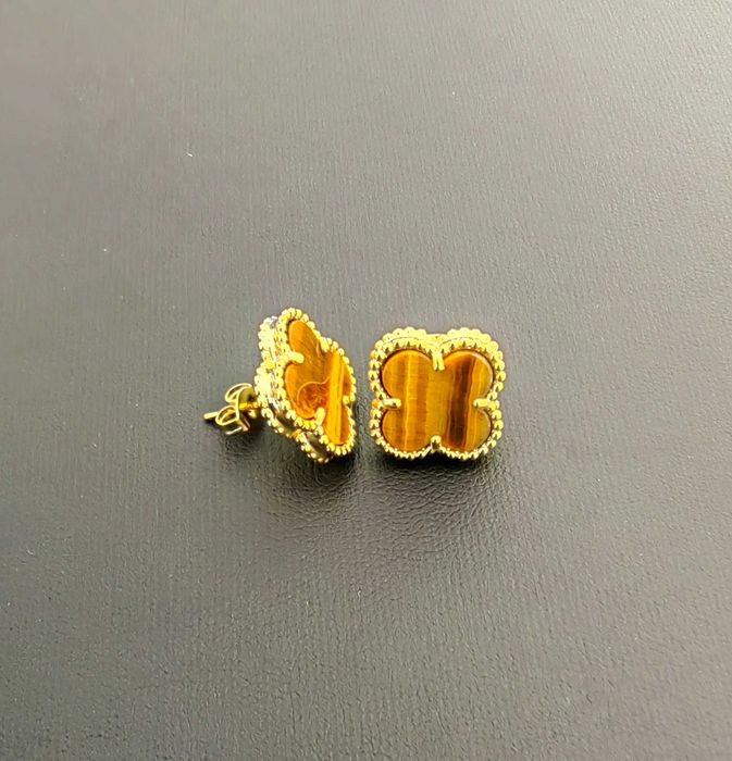 Дамски обеци Van Cleef & Arpels VCA Vintage Alhambra earrings