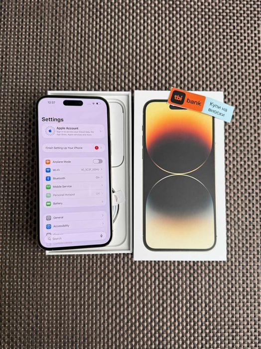 100% Battery! iPhone 14 Pro MAX Лизинг от 19€/мес Gold  златен 128Gb