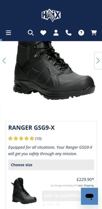 Haix GSG9-X Кубинки - ОФЕРТА! За военни, полицаи 37