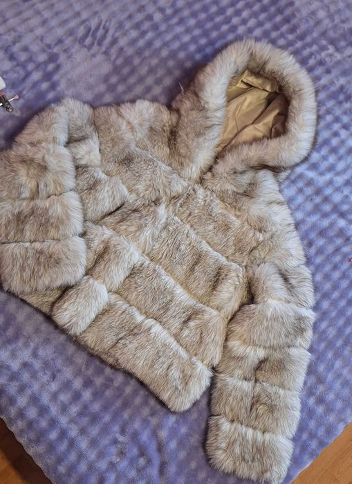 Яке с пух и кожено яке