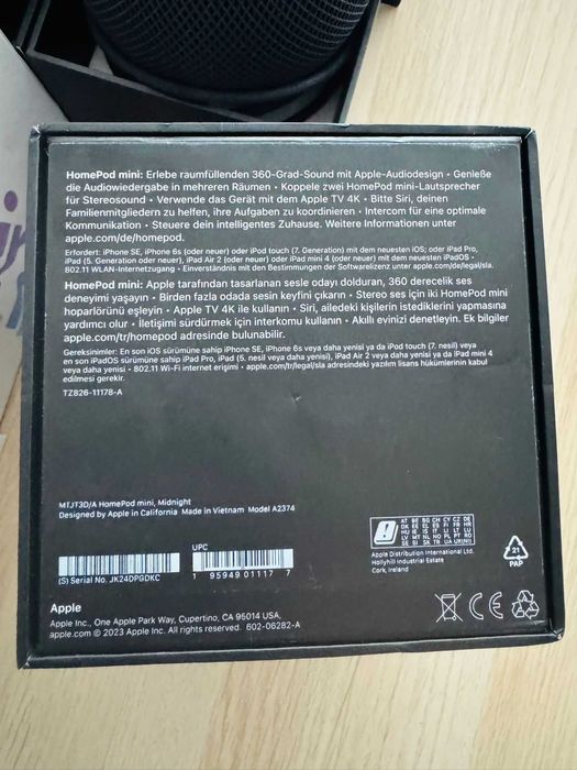 NOU Boxa Inteligenta HomePod Mini Negru, nefolosit