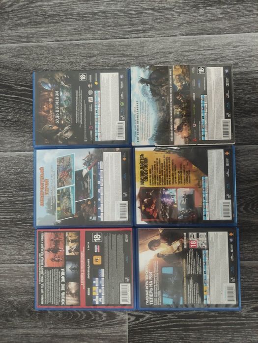 Диски на Sony PlayStation 4