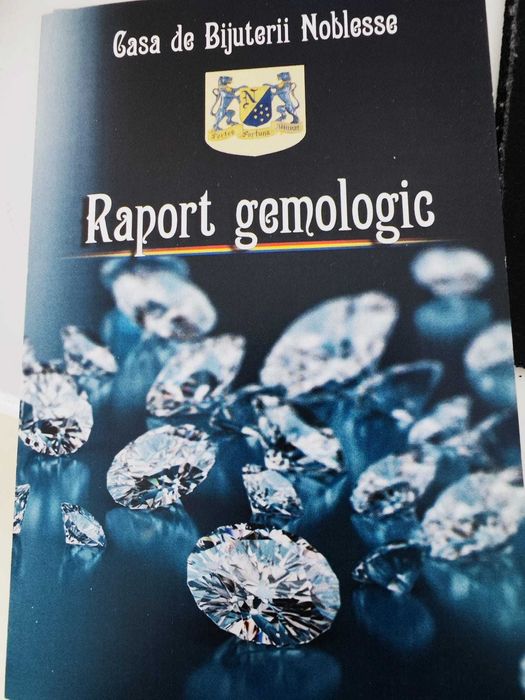 Inel 18k cu diamante naturale si un diamant lab grown 1,25ct