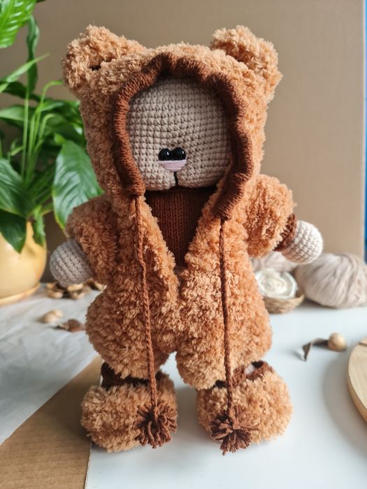 Амигуруми плетени играчки коте/зайче