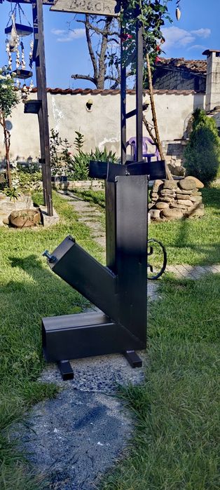 Ракетна печка на дърва