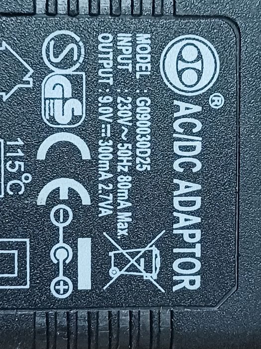 Incarcator alimentator 9v 300mA
Este testat

#6