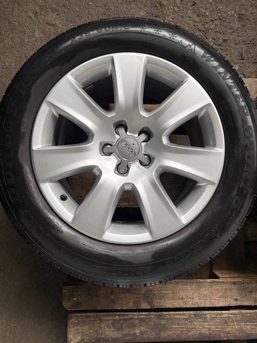 Jante originale Audi Q5 cu anvelope iarna 235/60 18 5x112