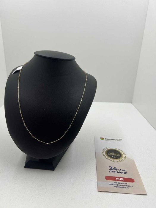 Colier Aur 14k 1.54g (Ag 25 Belvedere B.40941) Garantie 2 ani!