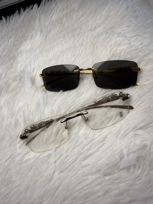 Cartier panther rimless sunglasses/слънчеви очила