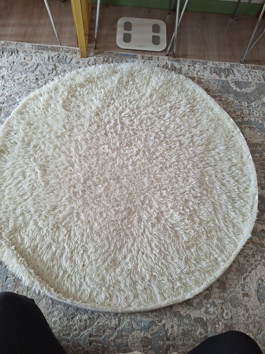 Коврик круглый пушистый