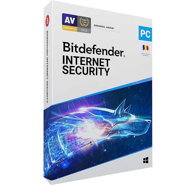 Antivirus Bitdefender Internet Security 1 an 5 PC retail Sigilat