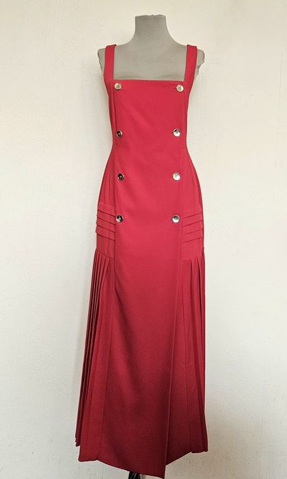 Karen Millen нова миди червена рокля UK10 ЕU38 S/M