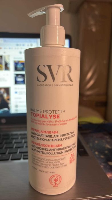 Balsam de corp Topialyse Baume Protect +, 400ml, SVR