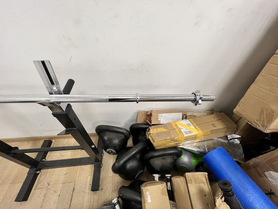 Bara piept haltera piept,Biceps,Triceps 26-28-30 mm, 1,70 cm otel crom