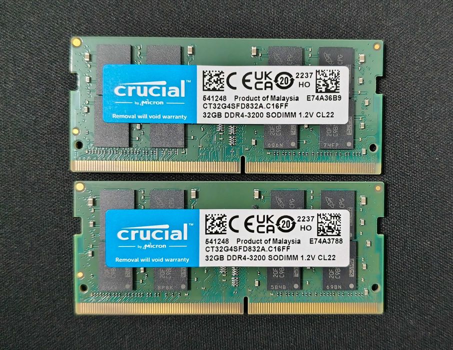 Оперативная память для ноутбука 64Gb