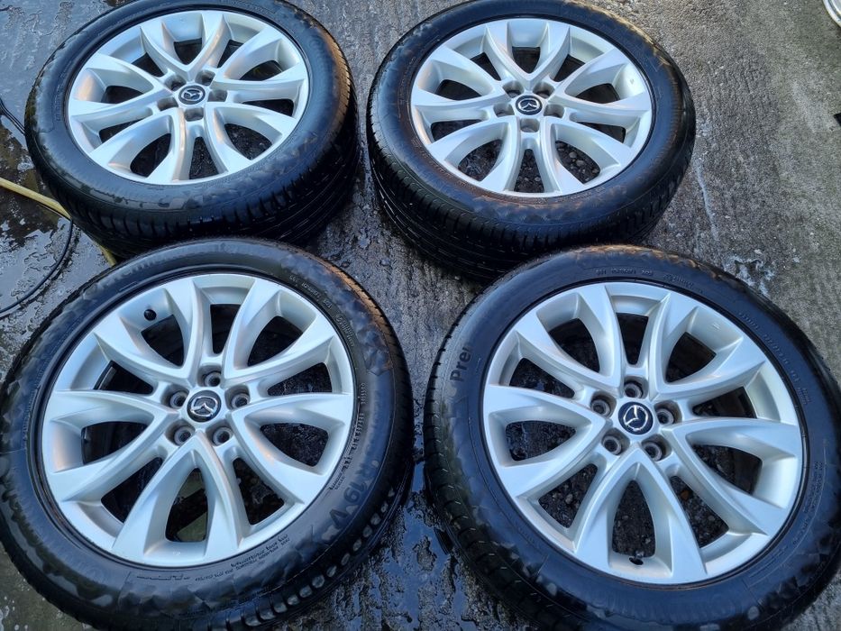 4бр алуминиеви джанти за Мазда СХ5 2015/ 7ж Х 19/ ет 50/ 5Х 114.3/