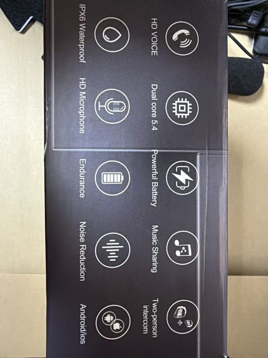 Intercom Moto VCOROS VR1 Plus - Bluetooth, 500m, IP56, USB-C