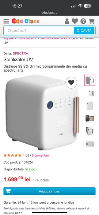 Sterilizator Uv Spectra