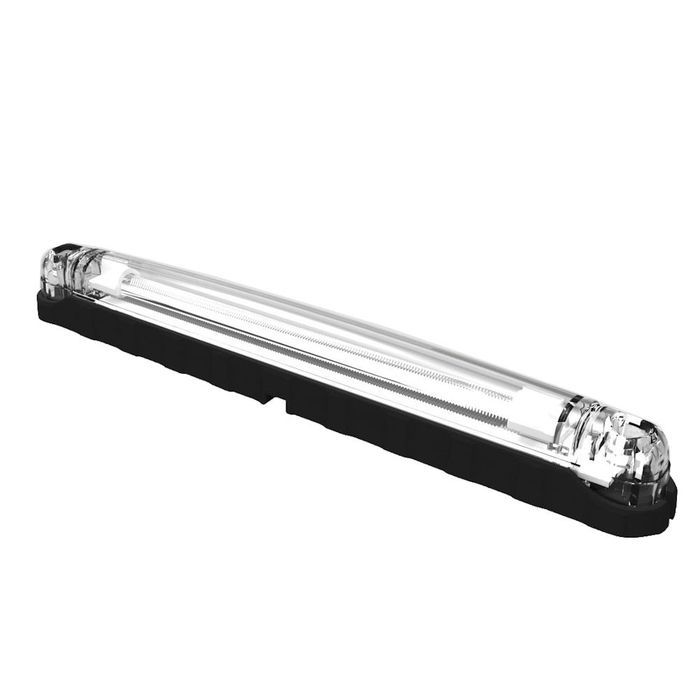 Lampa gabarit auto BestAutoVest 12V/ 24V cu LED dreptunghiulara Rosie, 235x22x25mm, cu cablu, 1 buc
