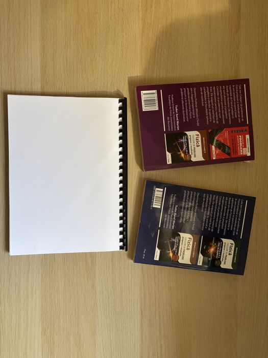 Set culegeri + breviare fizică de liceu, clasele IX, X, XI, XII