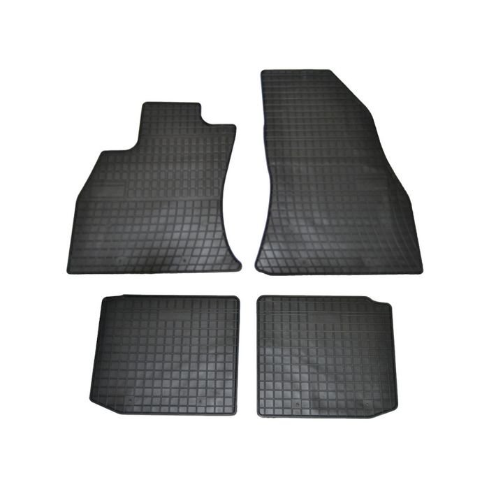 Set covorase auto din cauciuc Fiat 500L 2012- culoare Negru, presuri BestAutoVest, 4 buc