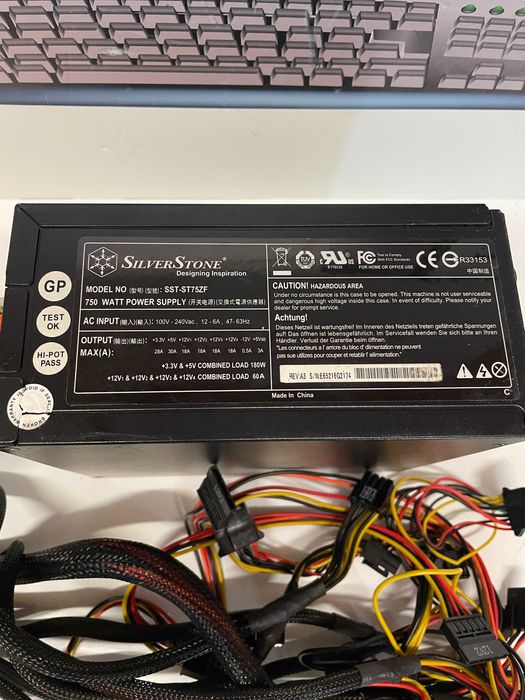 Sursa de alimentare SilverStone SST-ST75ZF, 750 W, Garantie 6 luni