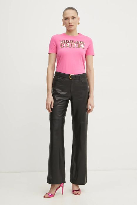 Дамска тениска Versace Jeans Couture Sequin logo T-shirt