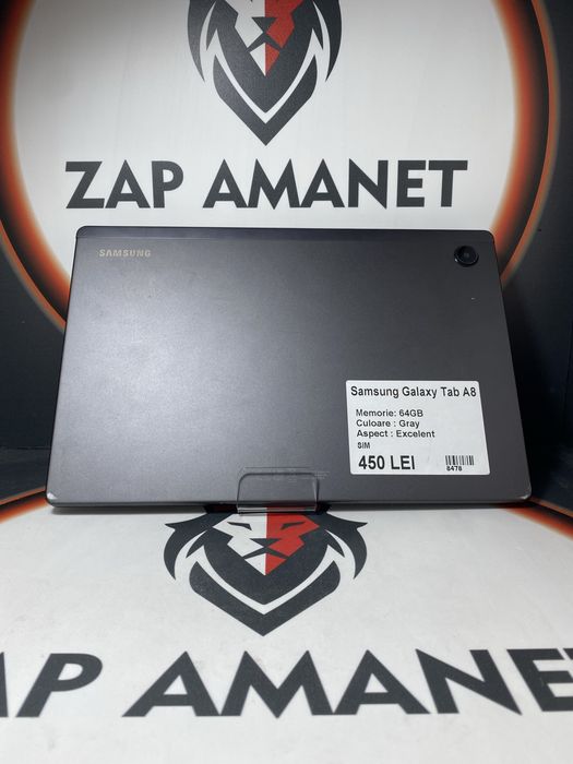 ZAP AMANET Vitan - Samsung Tab A8 - 64GB - Gray - LTE