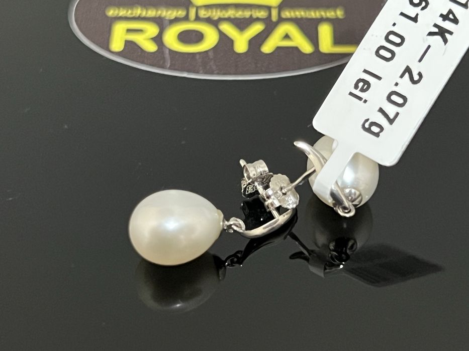 Bijuteria Royal CB : Cercei dama aur 14K  2,07 grame