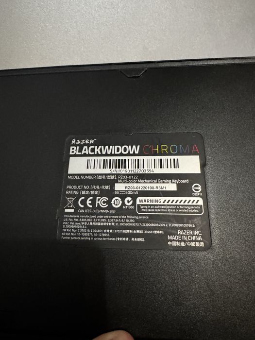 Razer Blackwidow Chroma