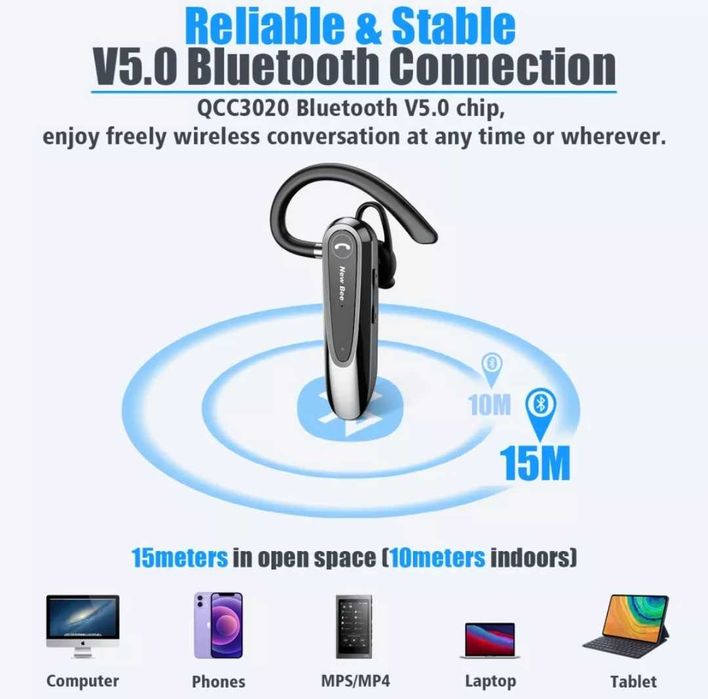 Casca Bluetooth New Bee LC-B45