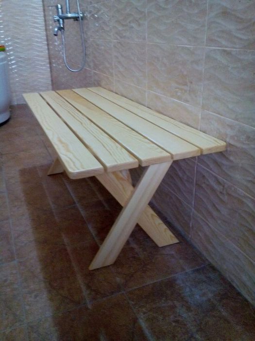 Изготавливаем мебель в баню!